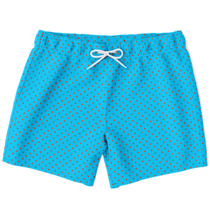 Swim Trunks BRed Dotted