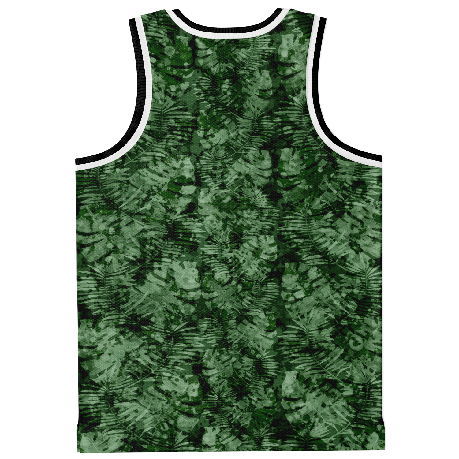 Camouflage sleeveless tank top basketball jersey Vector Image