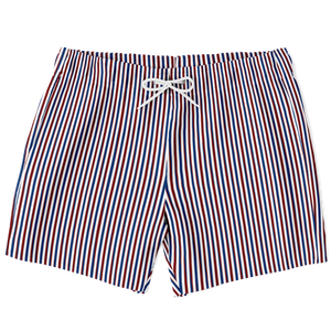 Swim Trunks Striped Crossed RB